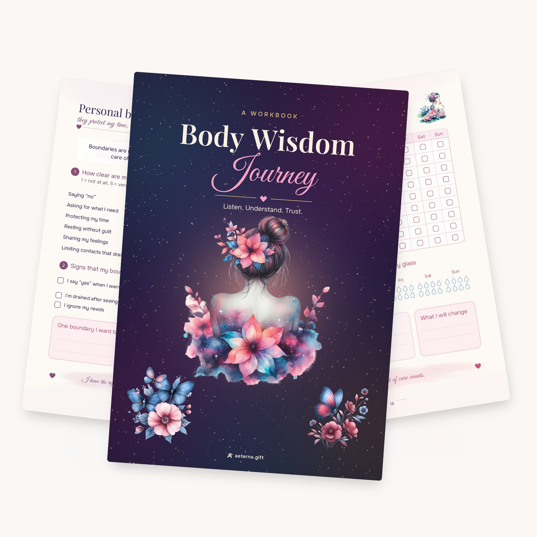 Workbook “Body Wisdom Journey” - self-care and connecting with your body, A5, 96 pages, PDF or printed